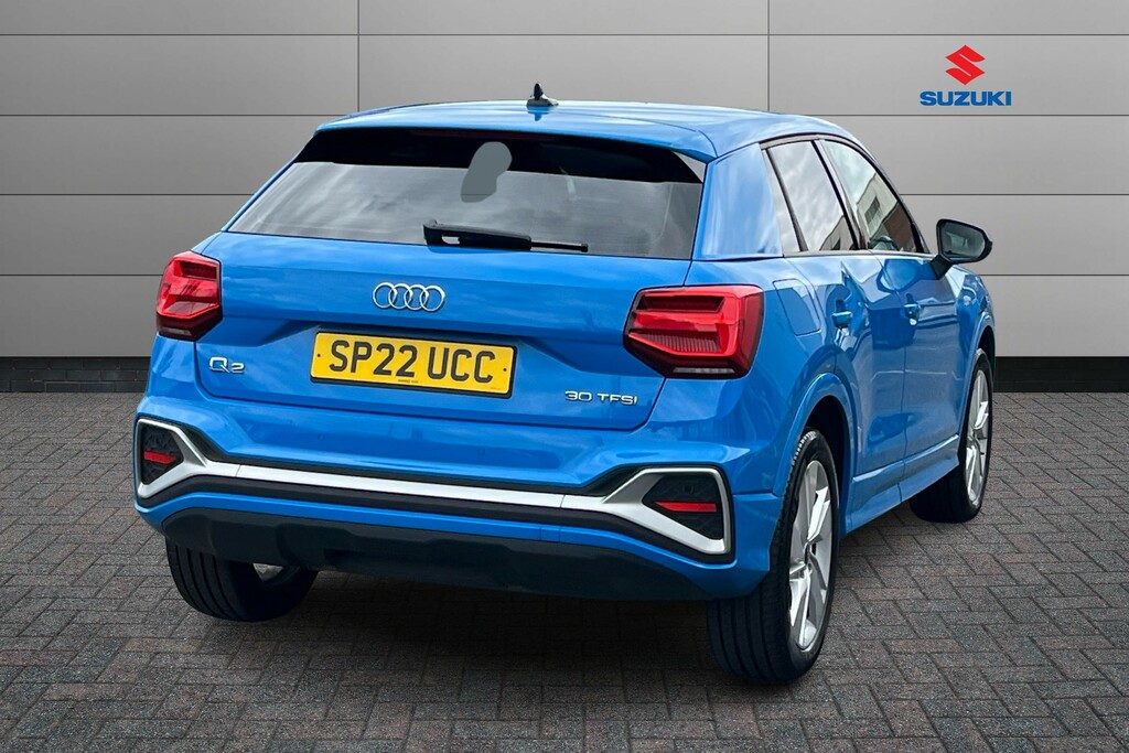 Audi Q2 30 Tfsi S Line SP22UCC Blue #5