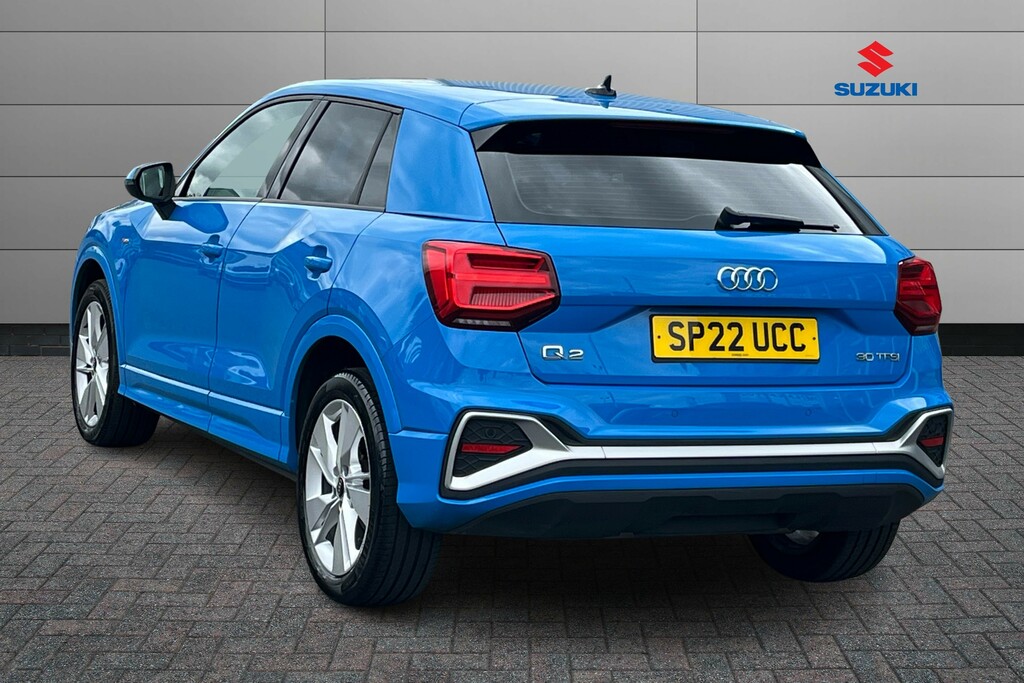 Audi Q2 30 Tfsi S Line SP22UCC Blue #2