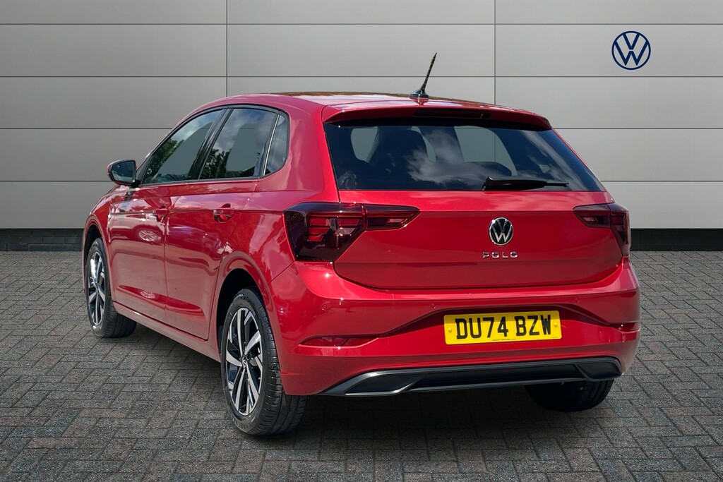 Volkswagen Polo 1.0 Tsi Match Dsg DU74BZW Red #3