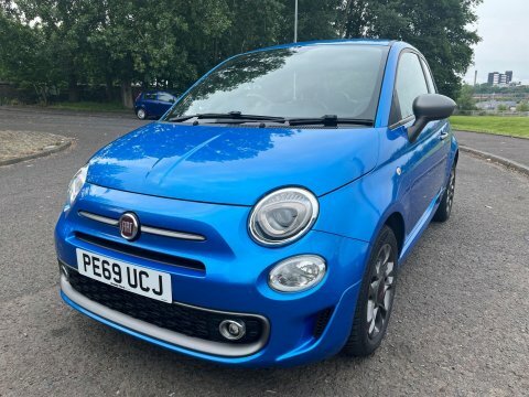 Fiat 500 1.2 Sport Euro PE69UCJ Blue #4
