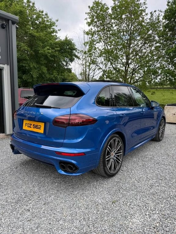 Porsche Cayenne 2017 4.2 Td V8 S Suv Tiptronics 4Wd Eur Blue #2