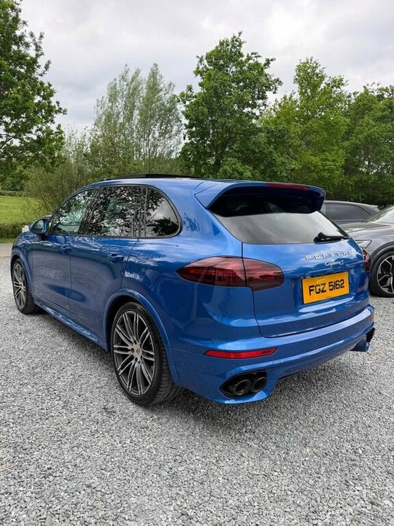 Porsche Cayenne 2017 4.2 Td V8 S Suv Tiptronics 4Wd Eur Blue #4