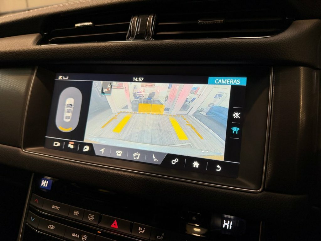 Jaguar XF 3.0L D V6 S Red Black Leather Panoramic Roof White #41