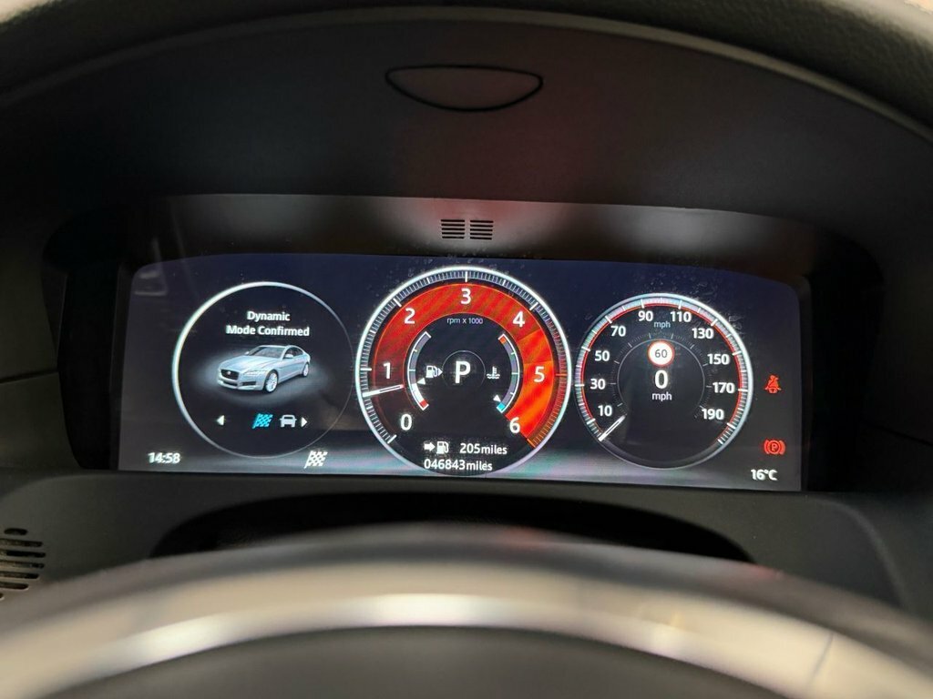 Jaguar XF 3.0L D V6 S Red Black Leather Panoramic Roof White #47