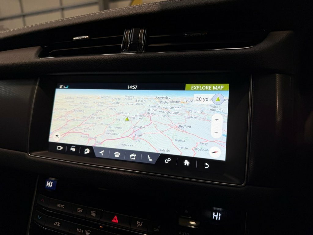 Jaguar XF 3.0L D V6 S Red Black Leather Panoramic Roof White #43