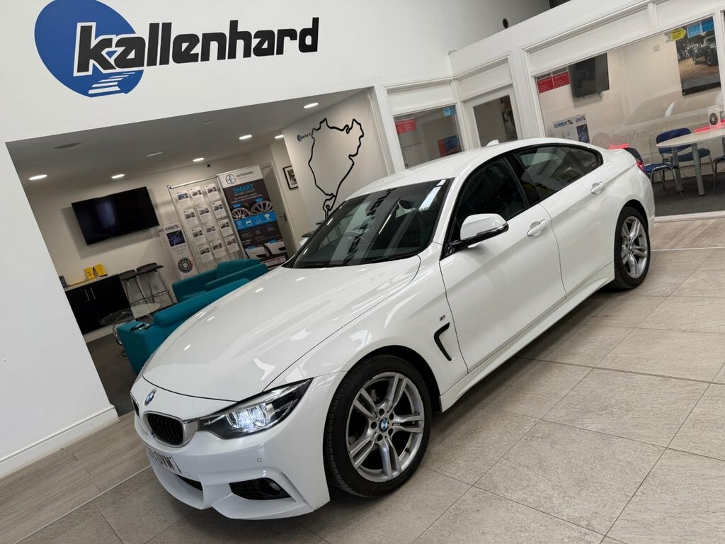 BMW 4 Series Gran Coupe 2L M Sport White #3