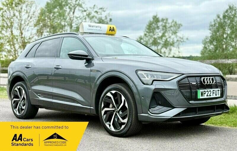 Audi E-tron 50 Black Edition Quattro 71.2Kwh 11Kw Ch Grey