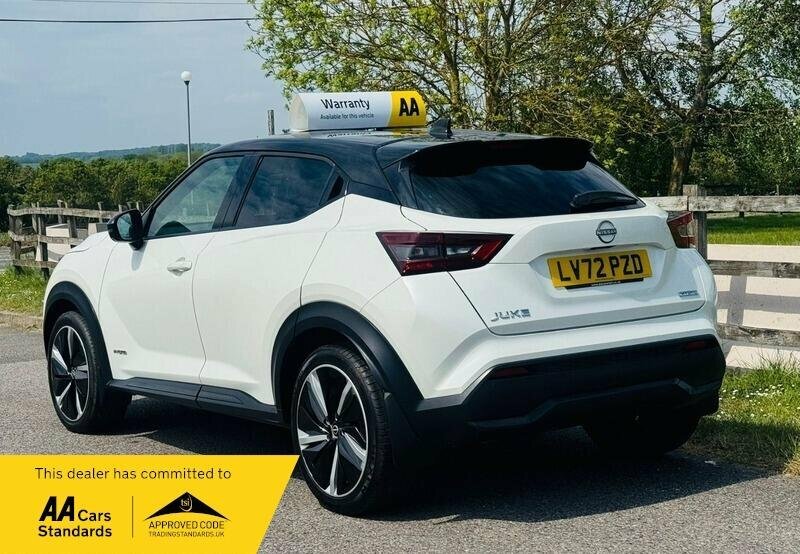 Nissan Juke 1.6 Tekna Euro 6 LV72PZD White #6