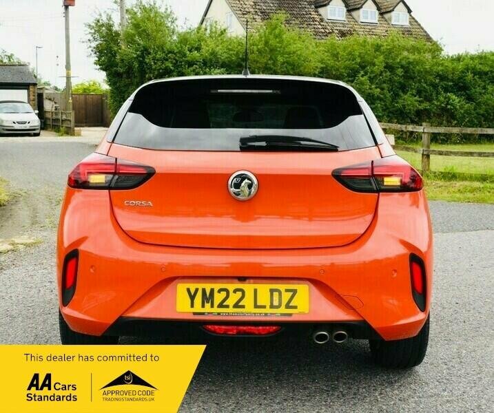 Vauxhall Corsa 1.2 Turbo Ultimate Euro 6 Ss YM22LDZ Orange #4