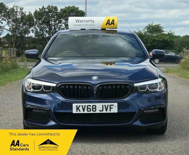 BMW 5 Series 2.0 530E 9.2Kwh M Sport Saloon Plug-in Blue #3