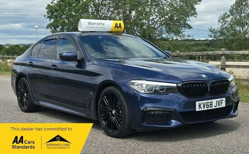 BMW 5 Series 2.0 530E 9.2Kwh M Sport Saloon Plug-in Blue #2