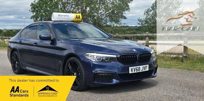 BMW 5 Series 2.0 530E 9.2Kwh M Sport Saloon Plug-in Blue