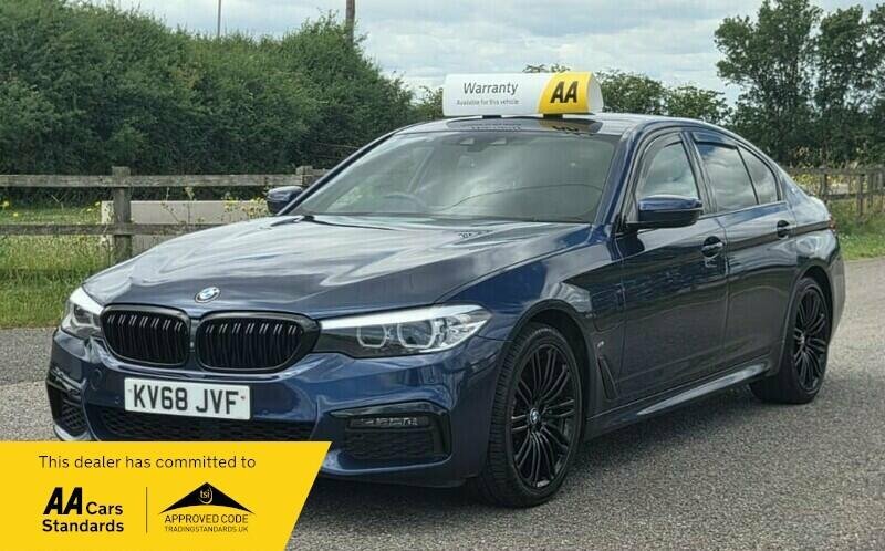 BMW 5 Series 2.0 530E 9.2Kwh M Sport Saloon Plug-in Blue #4