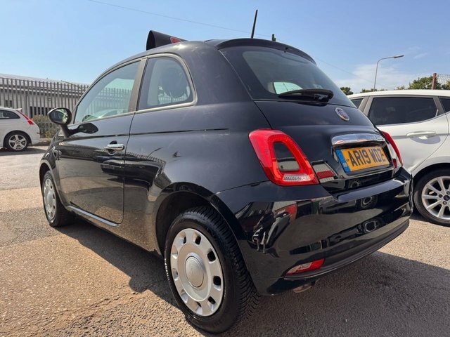 Fiat 500 Pop Hatchback Black #6