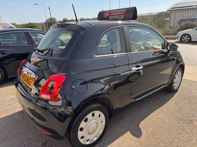 Fiat 500 Pop Hatchback Black #3