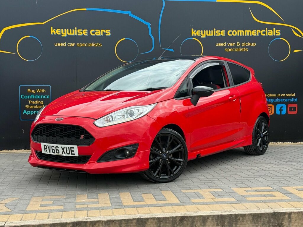 Ford Fiesta 1.0T Ecoboost Zetec S Euro 6 Ss Red