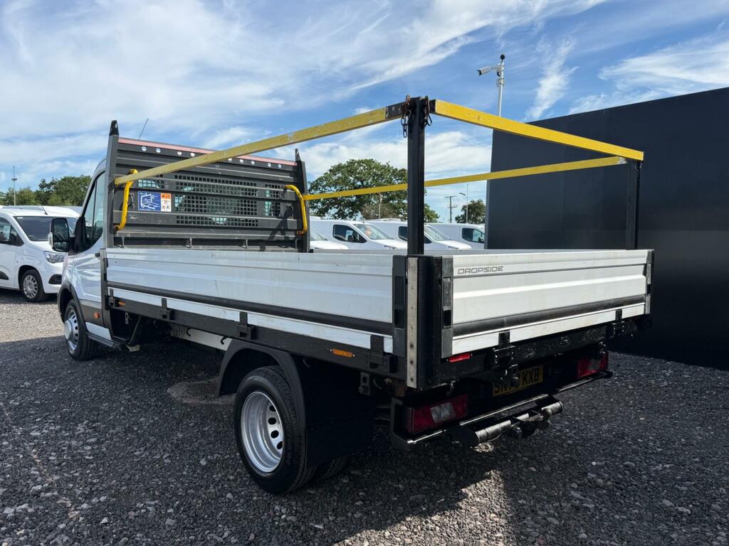 Ford Transit Custom 2.0 350 Ecoblue Leader Dropside White #5