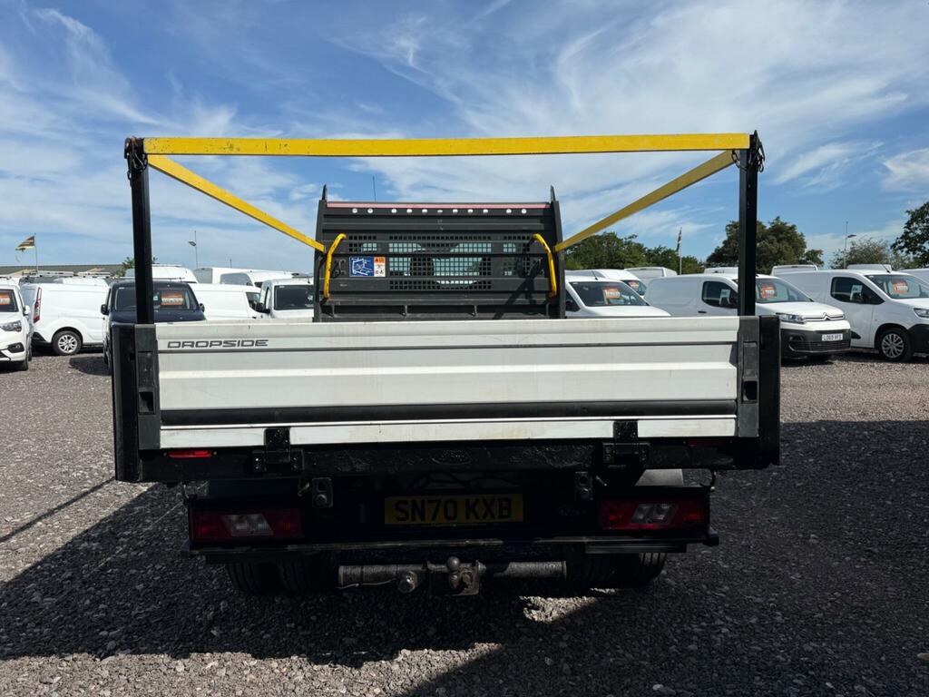 Ford Transit Custom 2.0 350 Ecoblue Leader Dropside White #6