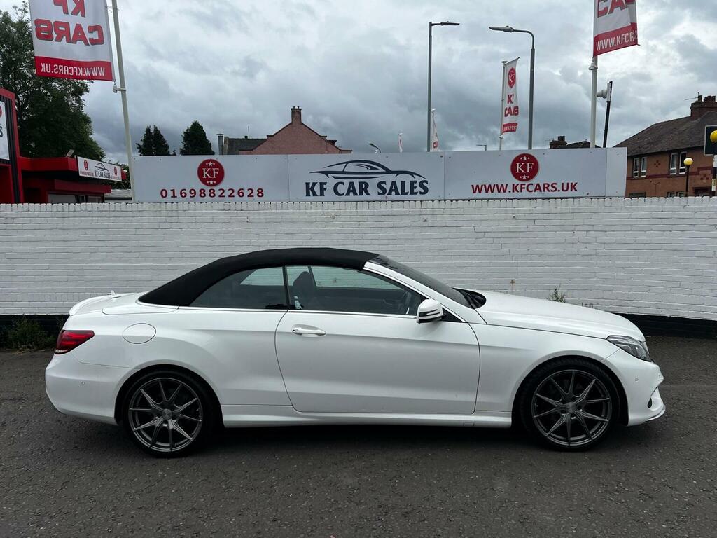 Mercedes-Benz E Class 2.1 E220d Amg Line Edition Cabriolet G-tronic Eur White #2