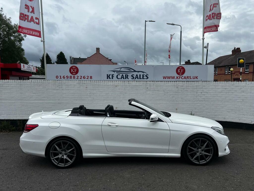 Mercedes-Benz E Class 2.1 E220d Amg Line Edition Cabriolet G-tronic Eur White #3
