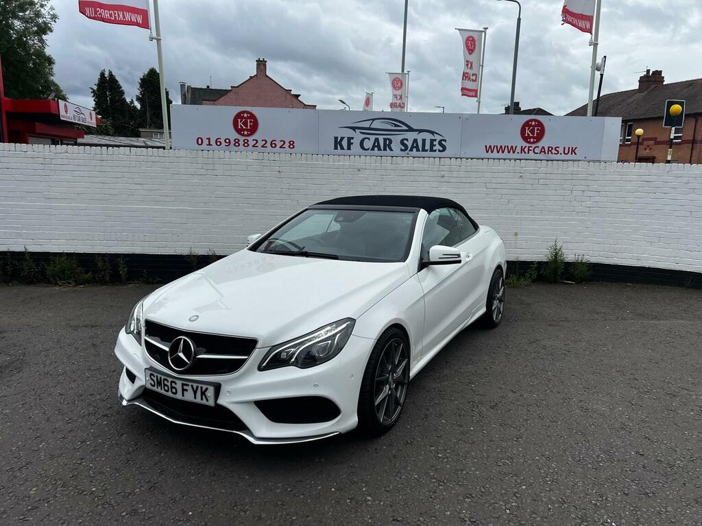 Mercedes-Benz E Class 2.1 E220d Amg Line Edition Cabriolet G-tronic Eur White #6
