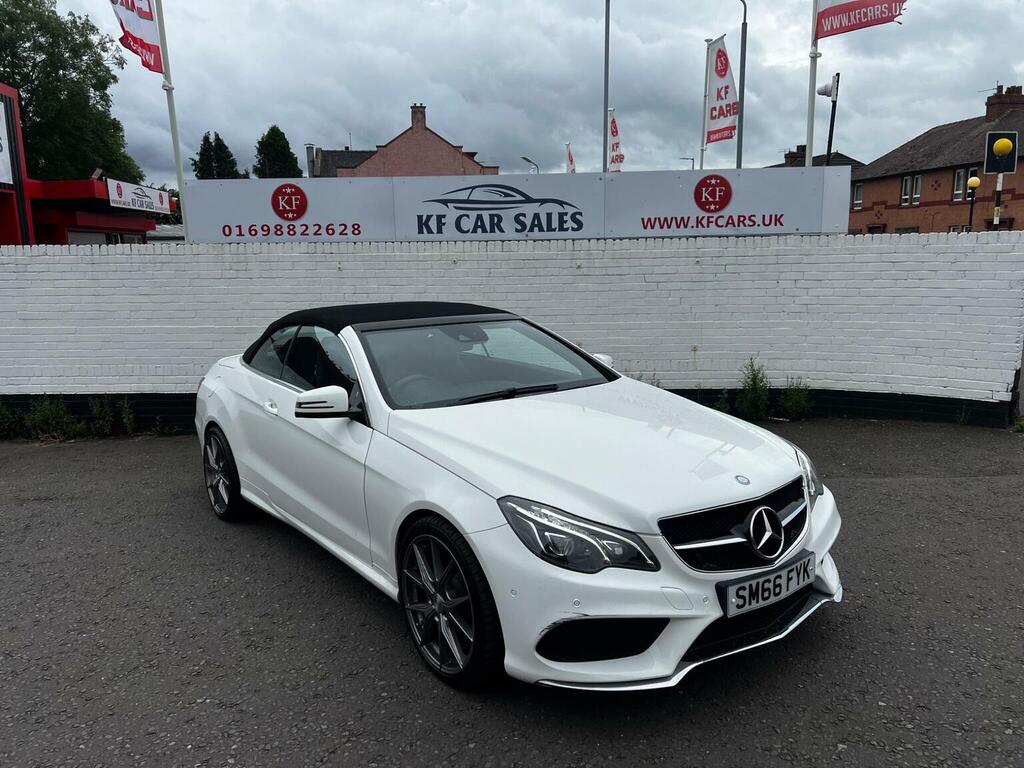 Mercedes-Benz E Class 2.1 E220d Amg Line Edition Cabriolet G-tronic Eur White #4