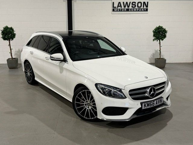 Mercedes-Benz C Class 2.1 C250d Amg Line Premium Plus Estate Diese White #4