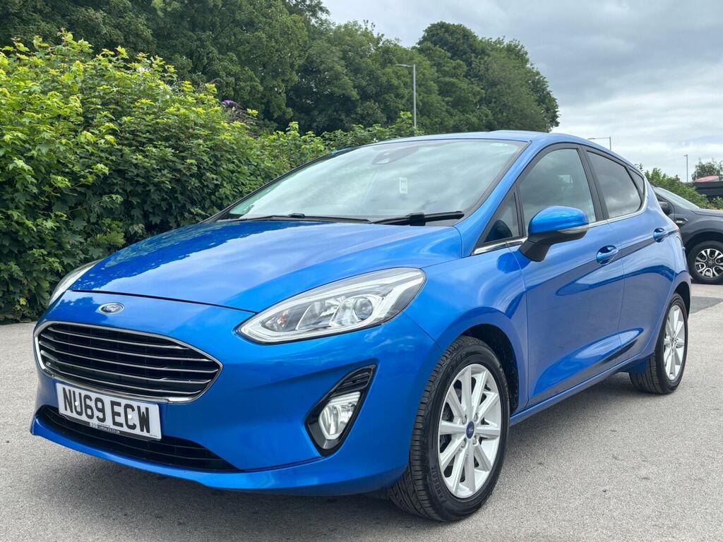 Ford Fiesta Hatchback 1.0T Ecoboost Titanium Euro 6 Ss Blue