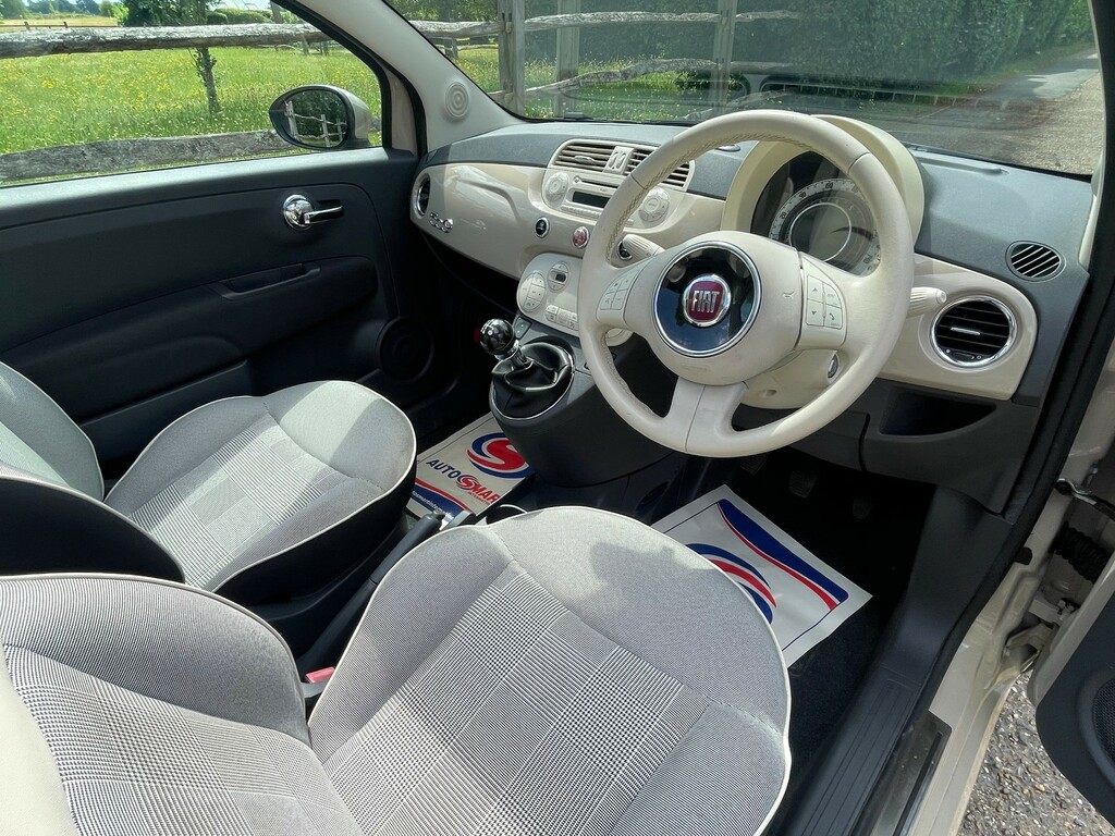 Fiat 500 1.2 Lounge Euro 6 Ss White #22
