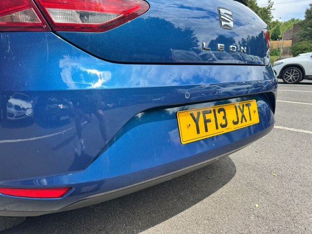 Seat Leon 2.0 Tdi Cr Fr Euro 5 Ss Cruise Sensors Blue White #8