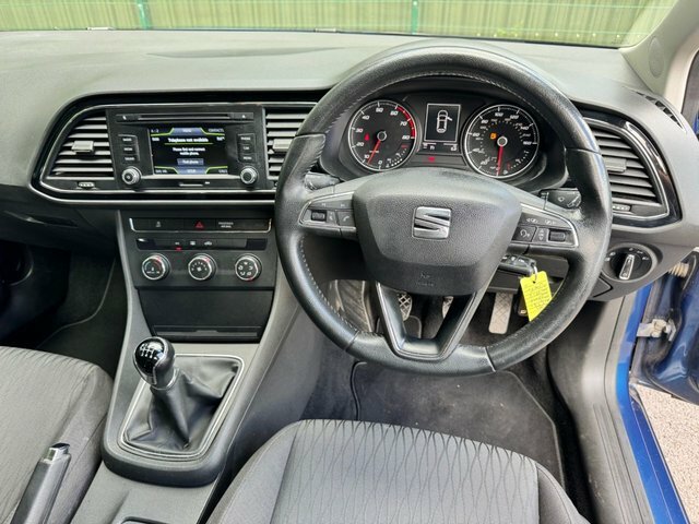 Seat Leon 2.0 Tdi Cr Fr Euro 5 Ss Cruise Sensors Blue White #32