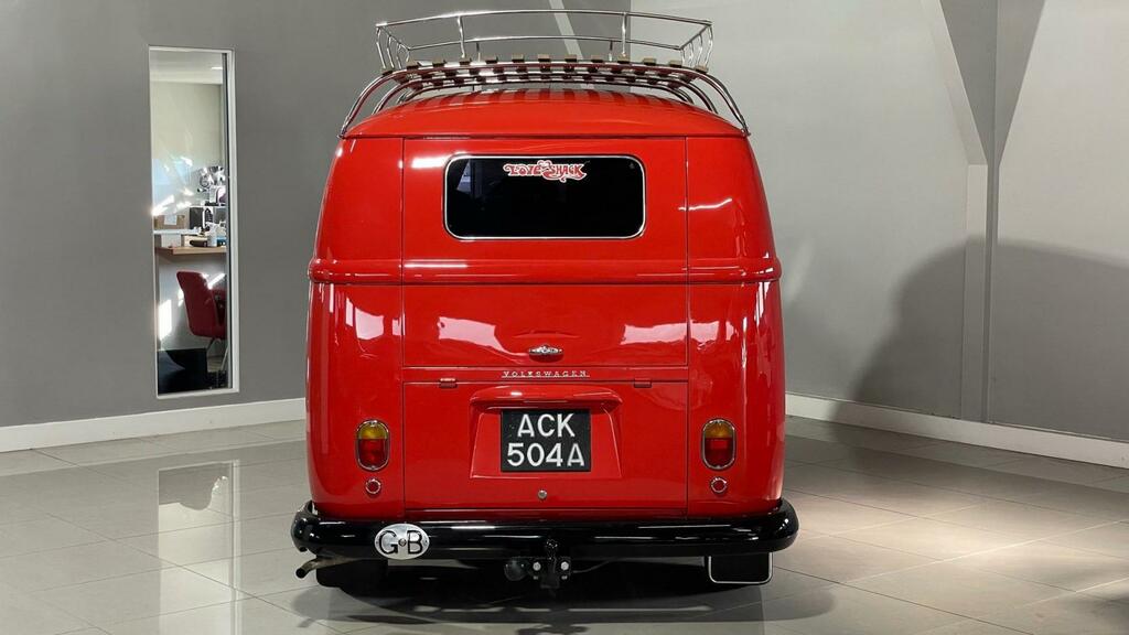 Volkswagen Transporter 1963 Type 2 T1 Cargo Doors Split Screen Red #3