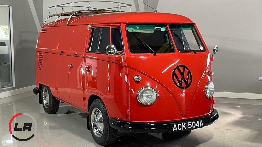 Volkswagen Transporter 1963 Type 2 T1 Cargo Doors Split Screen Red