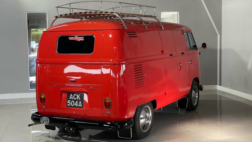 Volkswagen Transporter 1963 Type 2 T1 Cargo Doors Split Screen Red #4