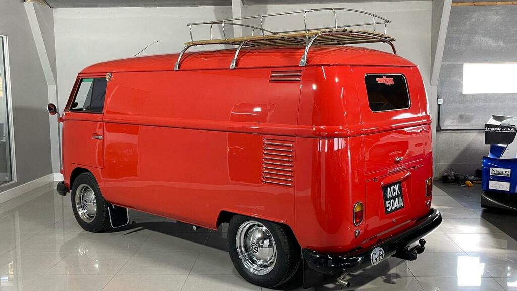 Volkswagen Transporter 1963 Type 2 T1 Cargo Doors Split Screen Red #6