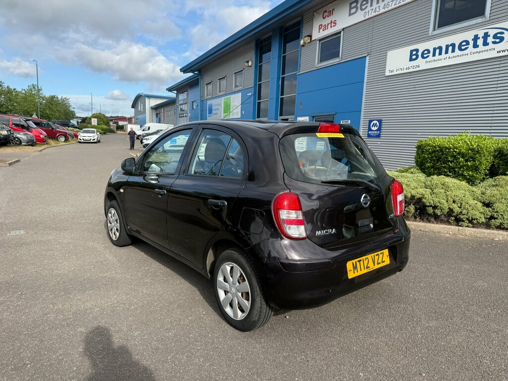Nissan Micra 1.2 12V Visia Hatchback Euro 5 Black #4