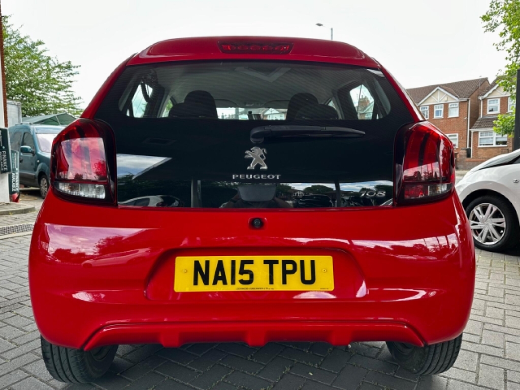Peugeot 108 2015 1.0 Vti Active Hatchback Eu Red #8