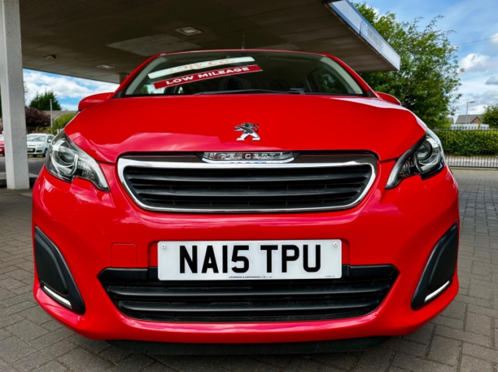 Peugeot 108 2015 1.0 Vti Active Hatchback Eu Red #7