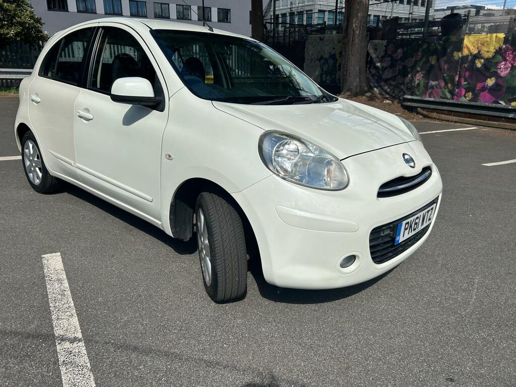 Nissan Micra 1.2 12V Acenta Cvt Euro 5 PK61WTZ White #5