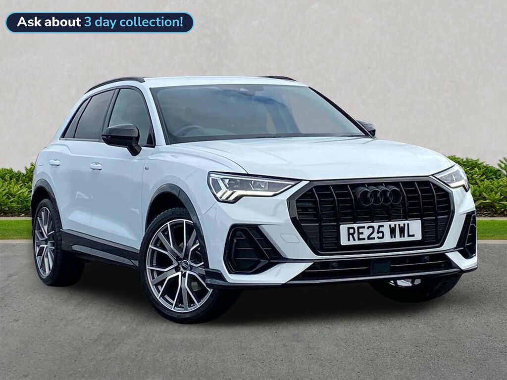 Audi Q3 35 Tfsi Black Edition S Tronic 20 Alloy White