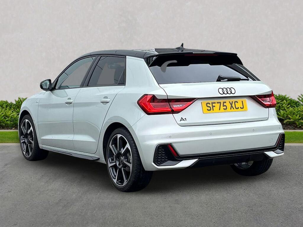 Audi A1 30 Tfsi Black Edition S Tronic SF75XCJ Silver #2