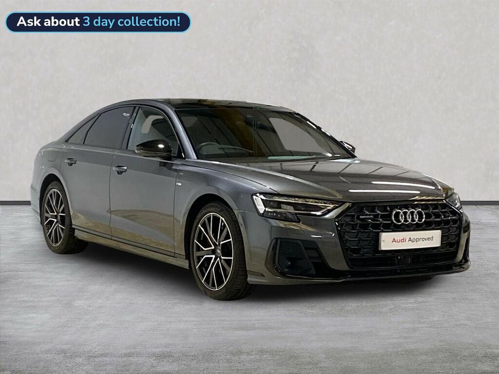 Audi A8 3.0 Tfsi V6 55 Black Edition Saloon Tip Grey