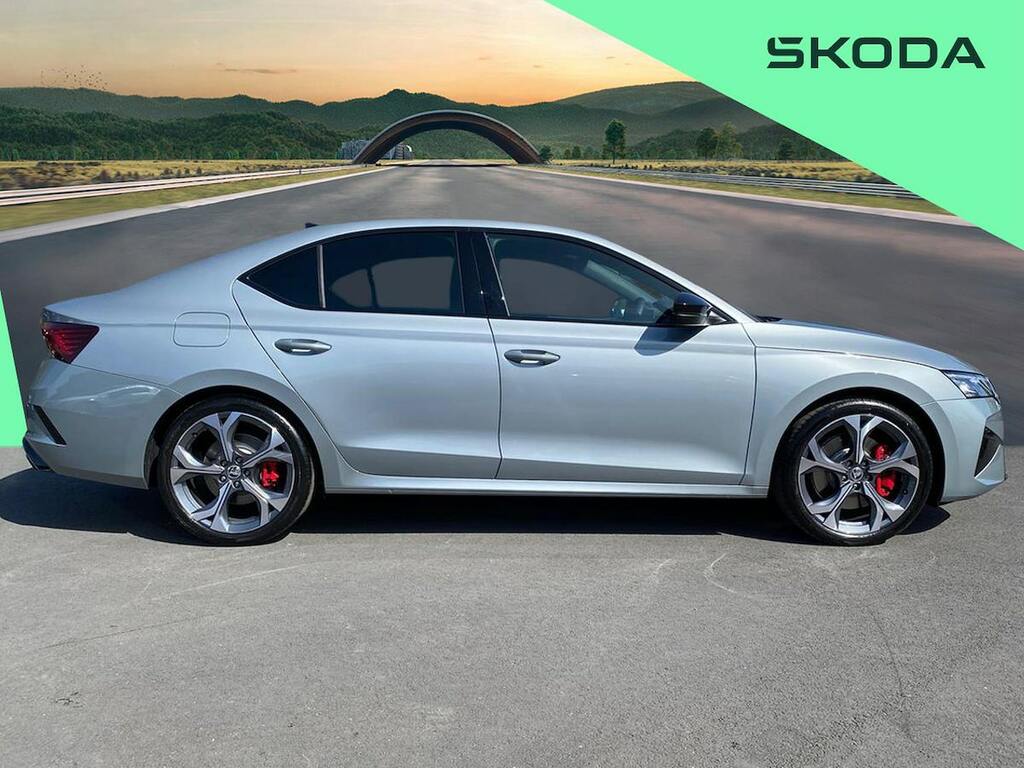 Skoda Octavia 2.0 Tsi Vrs Hatchback Dsg Euro 6 Ss ML26UUW Silver #3