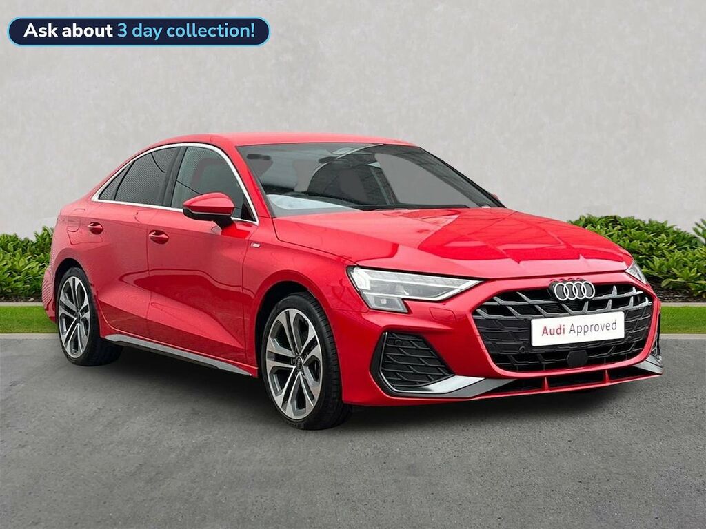 Audi A3 1.5 Tfsi 150 S Line S Tronic Red