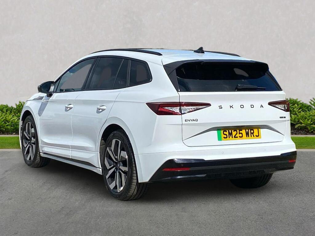 Skoda ENYAQ 82Kwh 85X Sportline Suv 4Wd 286 SM25WRJ White #2