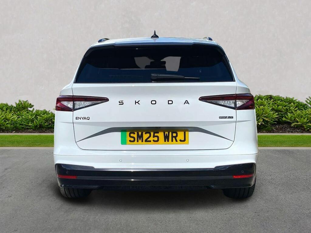 Skoda ENYAQ 82Kwh 85X Sportline Suv 4Wd 286 SM25WRJ White #4
