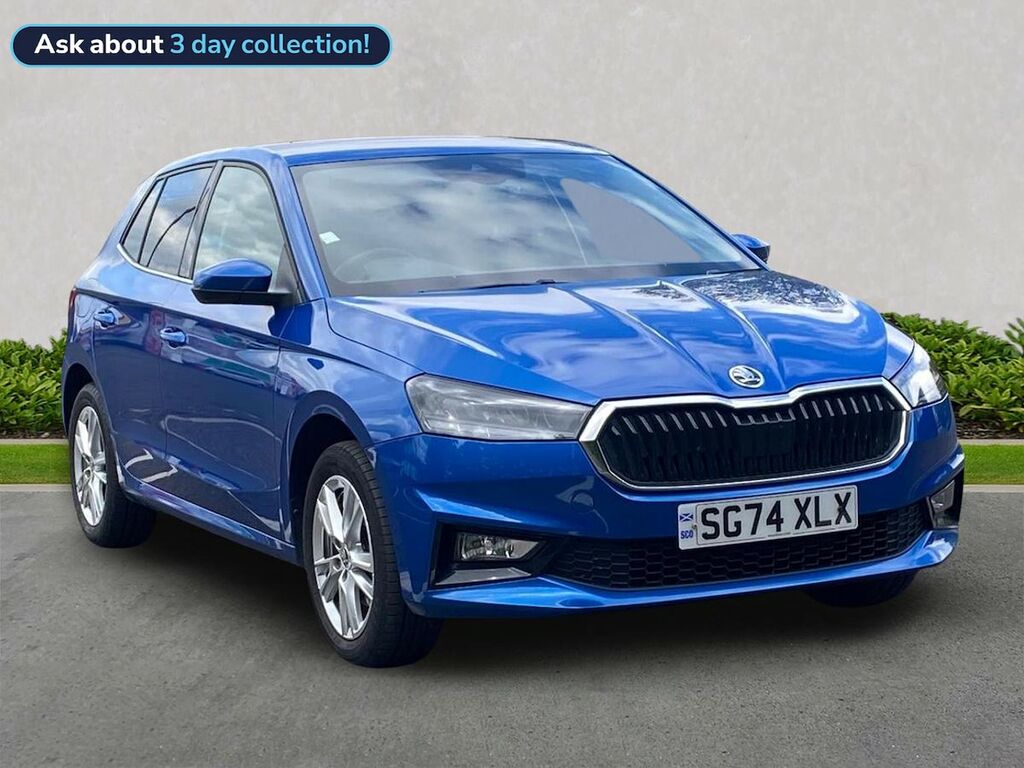 Skoda Fabia 1.0 Tsi Se L Hatchback Euro 6 S SG74XLX Blue