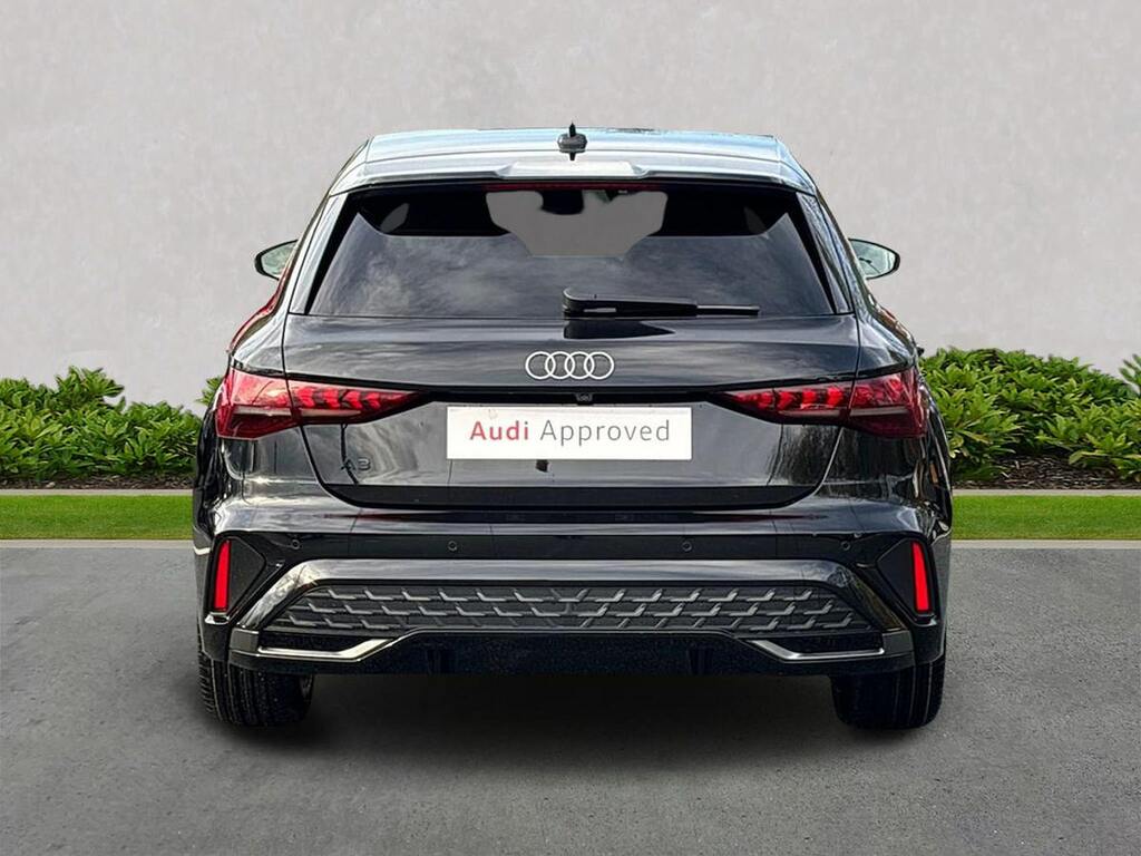 Audi A3 1.5 Tfsi 150 S Line S Tronic Tech Pack NA75GWZ Black #4
