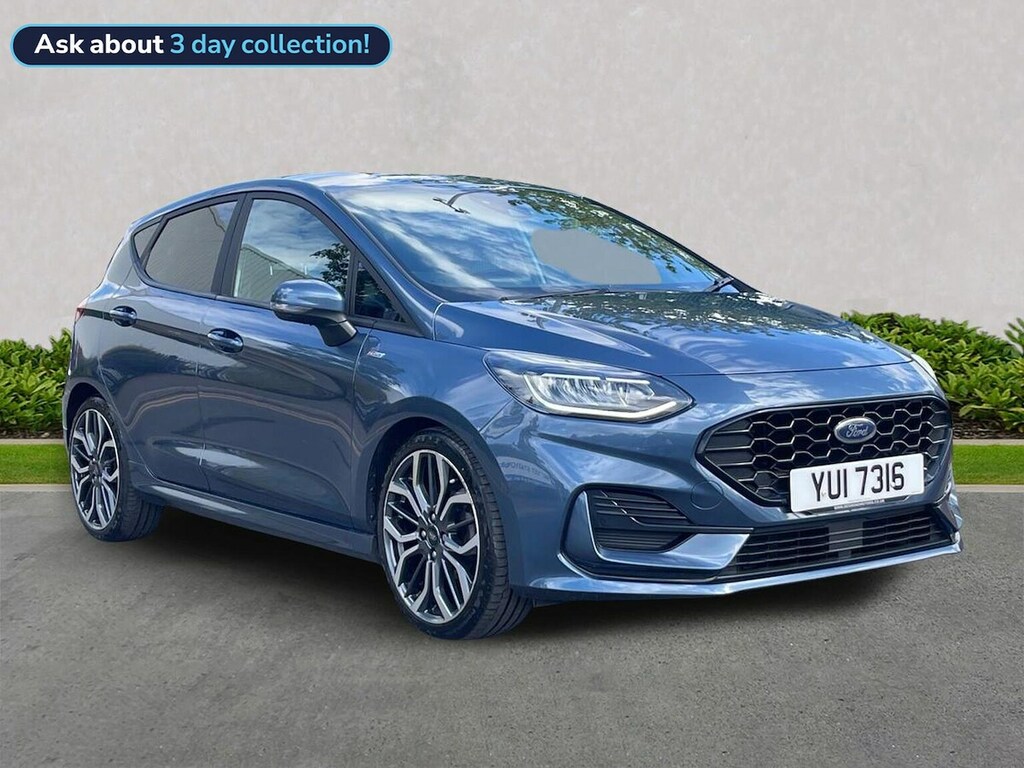 Ford Fiesta Ford Fiesta St-line X Turbo YUI7316 Blue
