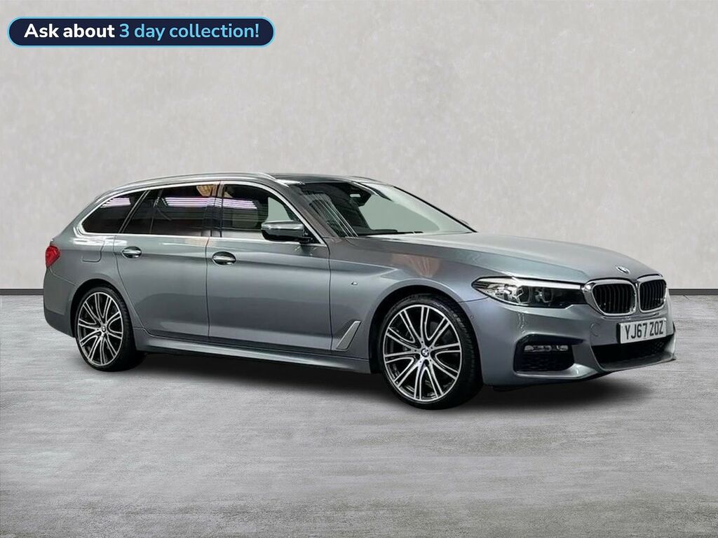 BMW 5 Series 3.0 530D M Sport Touring Xdrive Eu YJ67ZOZ Blue
